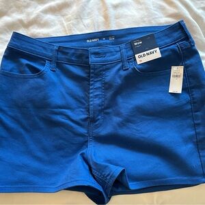 Old Navy Blue High Waist Shorts